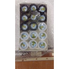 Шашки/фишки для нард пластиковые Бакинские с зариками, 30 мм